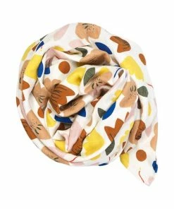 FABELAB Organic Cotton Flowers Muslin Swaddle Blanket