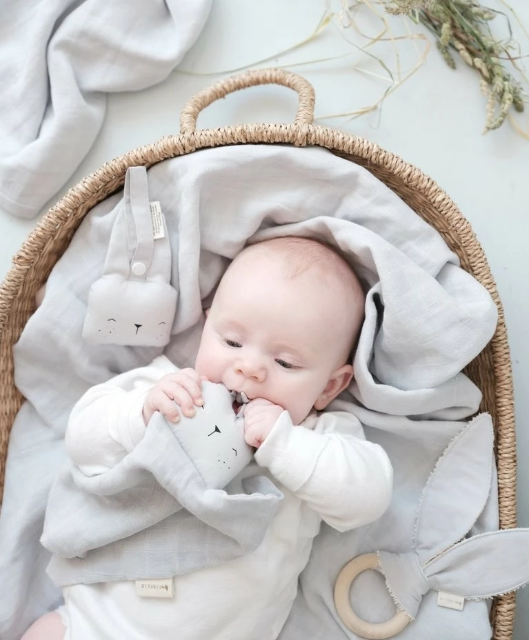 FABELAB Doudou de Algodón Orgánico Animal Bear - Beige 7 FABELAB Doudou de Algodón Orgánico Animal Bear - Beige