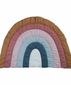 FABELAB Organic Cotton Rainbow Blanket Floor Rug