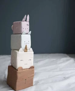 FABELAB Animal Soft Cubes Toy