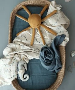 FABELAB Octopus Soft Rattle - Ochre