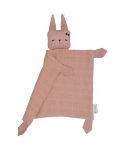 FABELAB Baby Animal Cuddle with Old Rose Bunny Face