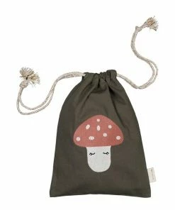 FABELAB Mushroom Embroidered Gift Bag
