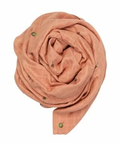 FABELAB Organic Cotton Wild Strawberries Muslin Swaddle Blanket