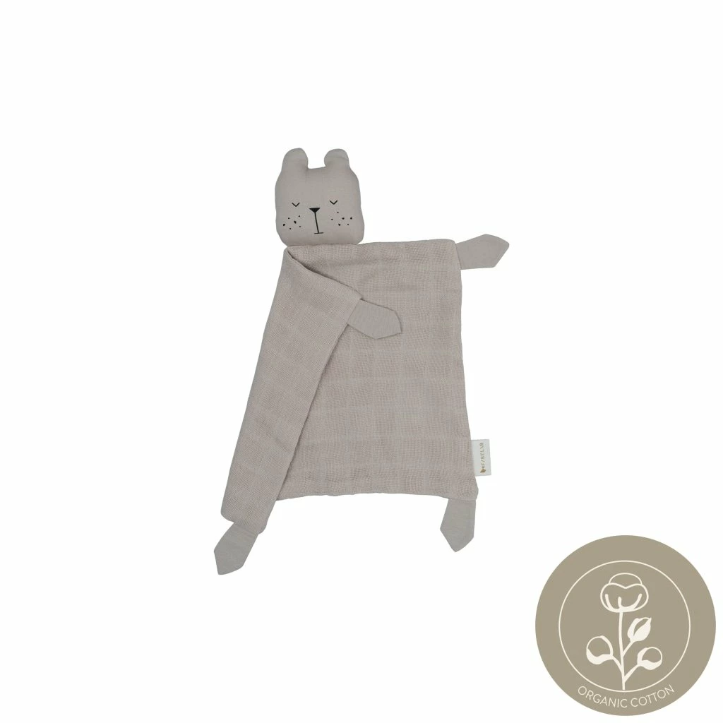 FABELAB Doudou de Algodón Orgánico Animal Bear - Beige 3 FABELAB Doudou de Algodón Orgánico Animal Bear - Beige