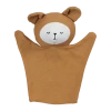 FABELAB Ochre Organic Cotton Bear Hand Puppet