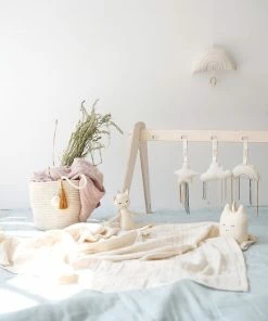 FABELAB Soft Rainbow Hanging Music Mobile