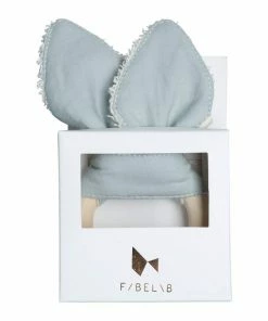 FABELAB Grey Blue Cat Ears Teether 7 FABELAB Grey Blue Cat Ears Teether