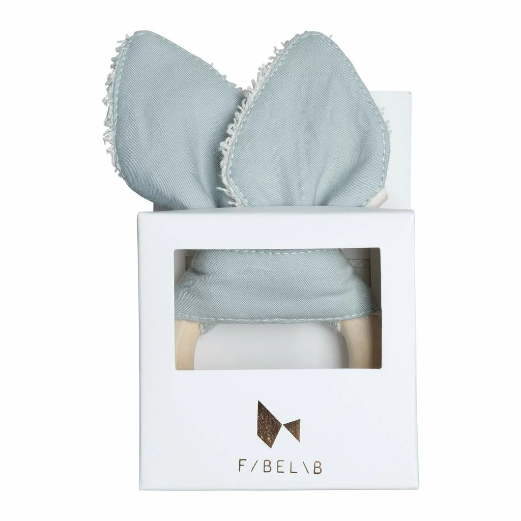 FABELAB Grey Blue Cat Ears Teether 5 FABELAB Grey Blue Cat Ears Teether