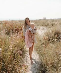 FABELAB Cognac Organic Cotton Muslin Swaddle Blanket