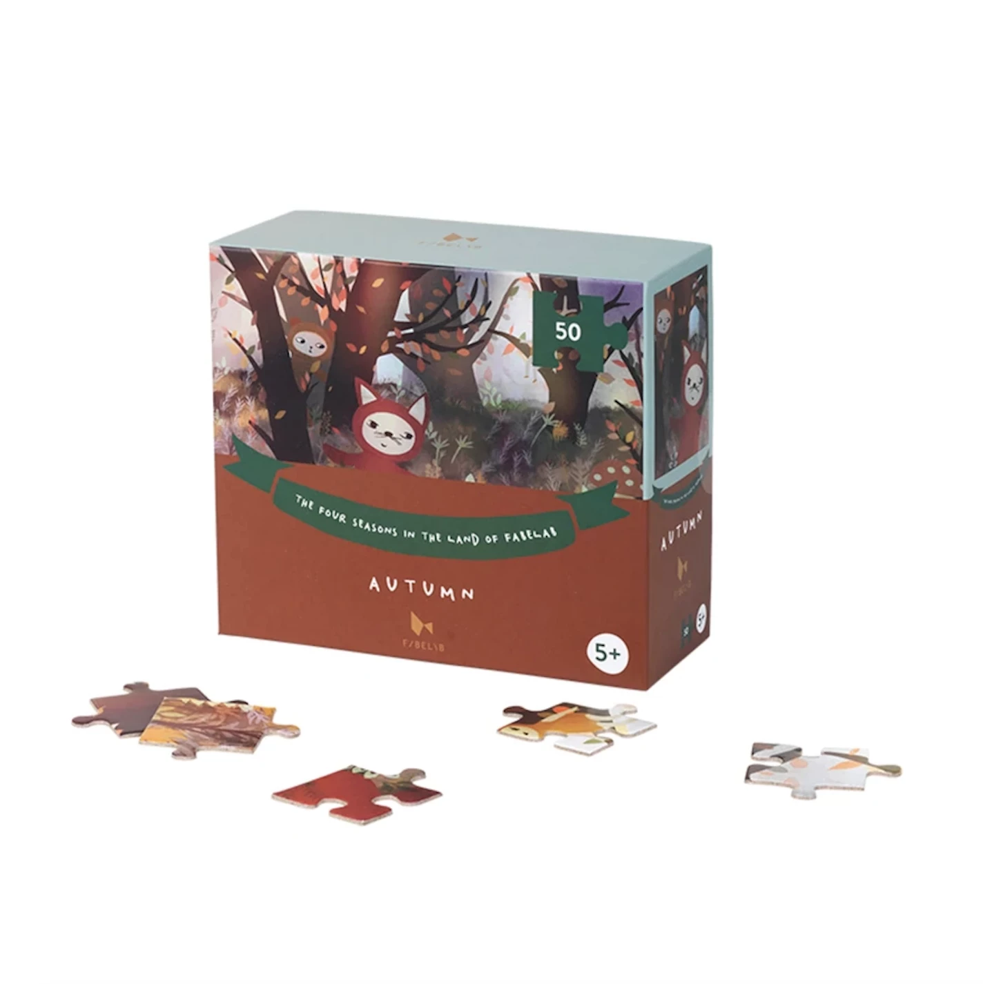FABELAB 50 Pieces Children Puzzle in Autumn 3 FABELAB 50 Pieces Children Puzzle in Autumn
