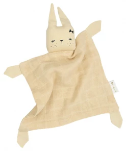 FABELAB Doudou de Algodón Orgánico Animal Bunny - Pale Yellow