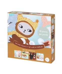 FABELAB 4 Seasons Baby Puzzle