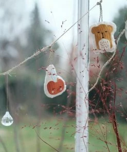 FABELAB Hanging Ornaments Set of 4 - Rainbow