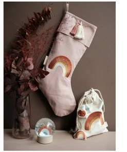 FABELAB Rainbow Christmas Stocking