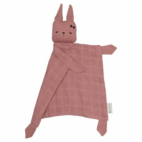FABELAB Doudou de Algodón Orgánico Animal Bunny - Clay 4 FABELAB Doudou de Algodón Orgánico Animal Bunny - Clay