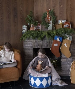 FABELAB Christmas Drum Cushion