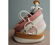 FABELAB Ocher Cover Cradle Basket for Dolls 5 FABELAB Ocher Cover Cradle Basket for Dolls