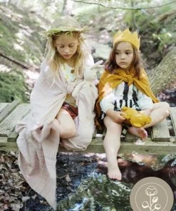 FABELAB Manta de Muselina de Algodón Orgánico - Foggy Blue