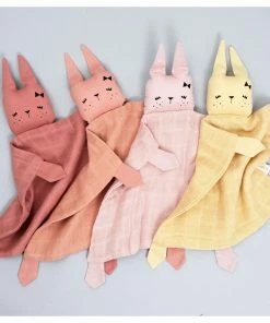 FABELAB Doudou de Algodón Orgánico Animal Bunny - Pale Yellow 10 FABELAB Doudou de Algodón Orgánico Animal Bunny - Pale Yellow